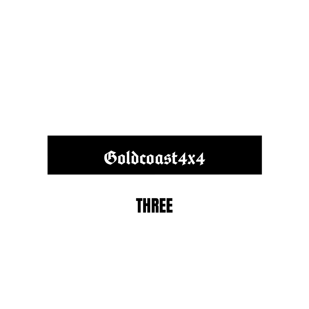 GOLDCOAST4X4 WINDOW BANNERS