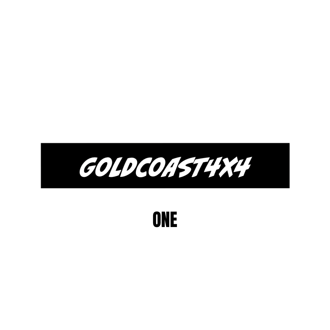 GOLDCOAST4X4 WINDOW BANNERS